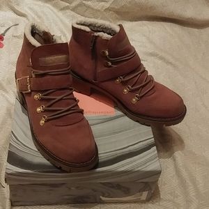 Sporto Suede Upper Ankle Boots